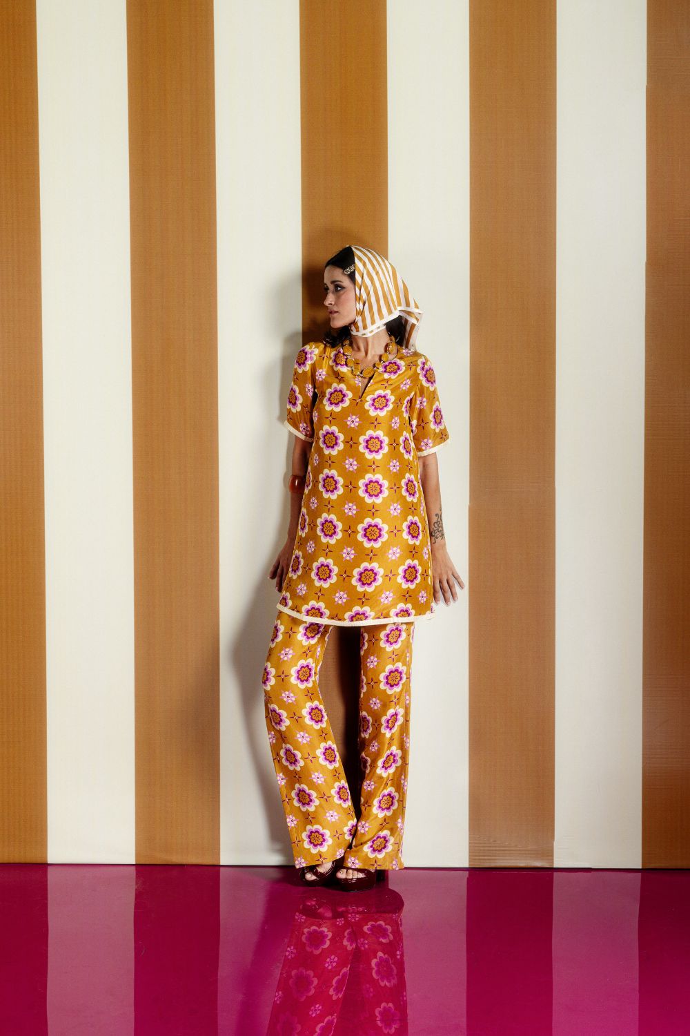 The Twiggy Bloom Bellbottom Set