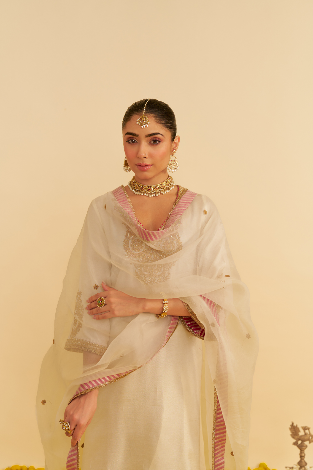 HAAYAT - LONG KAFTAN WITH SALWAR AND DUPATTA