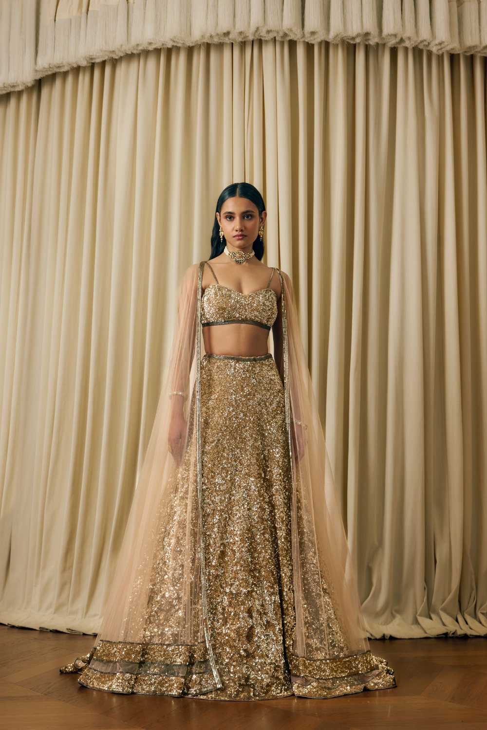 Sequin lehenga