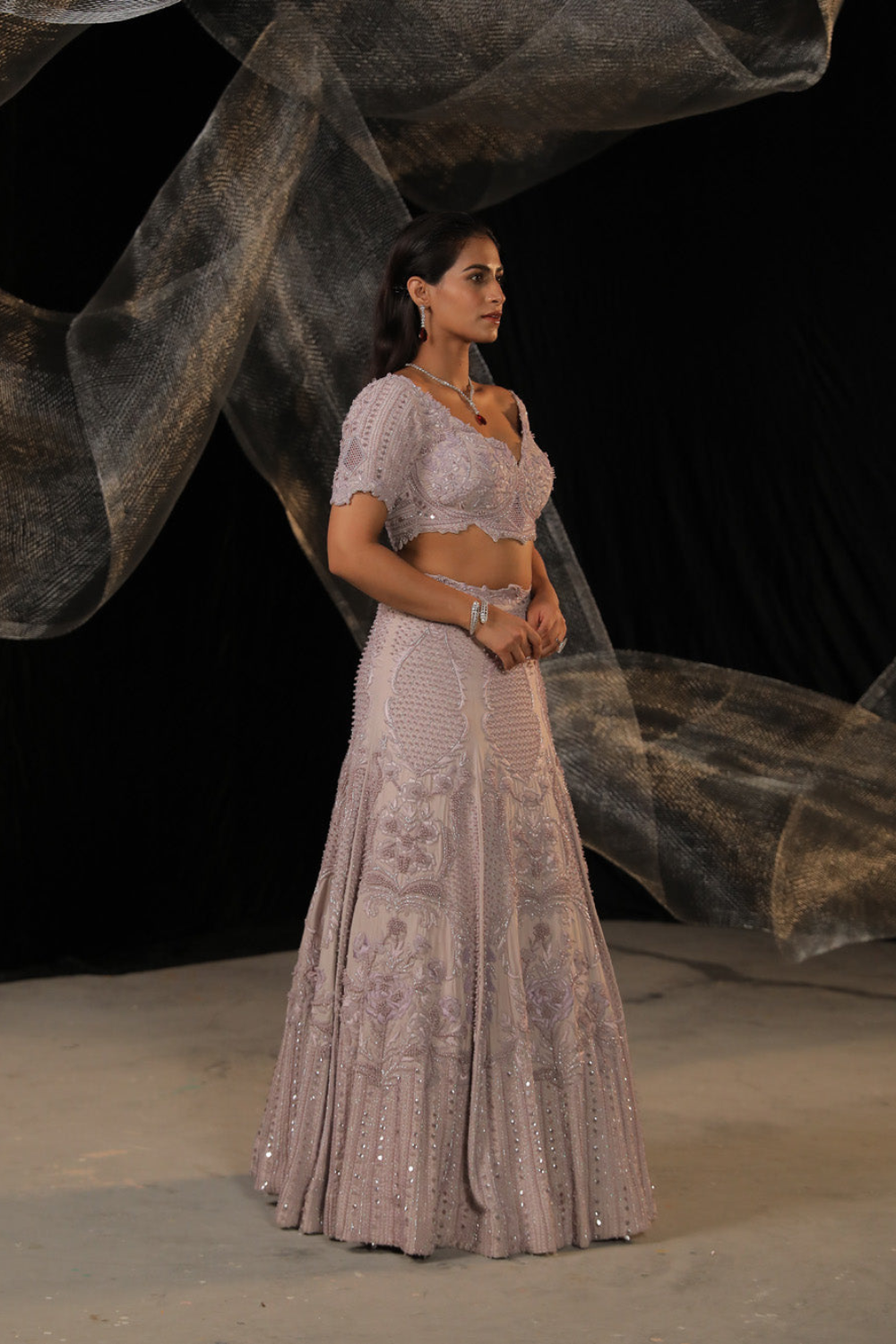 Peri Winkle Lehenga