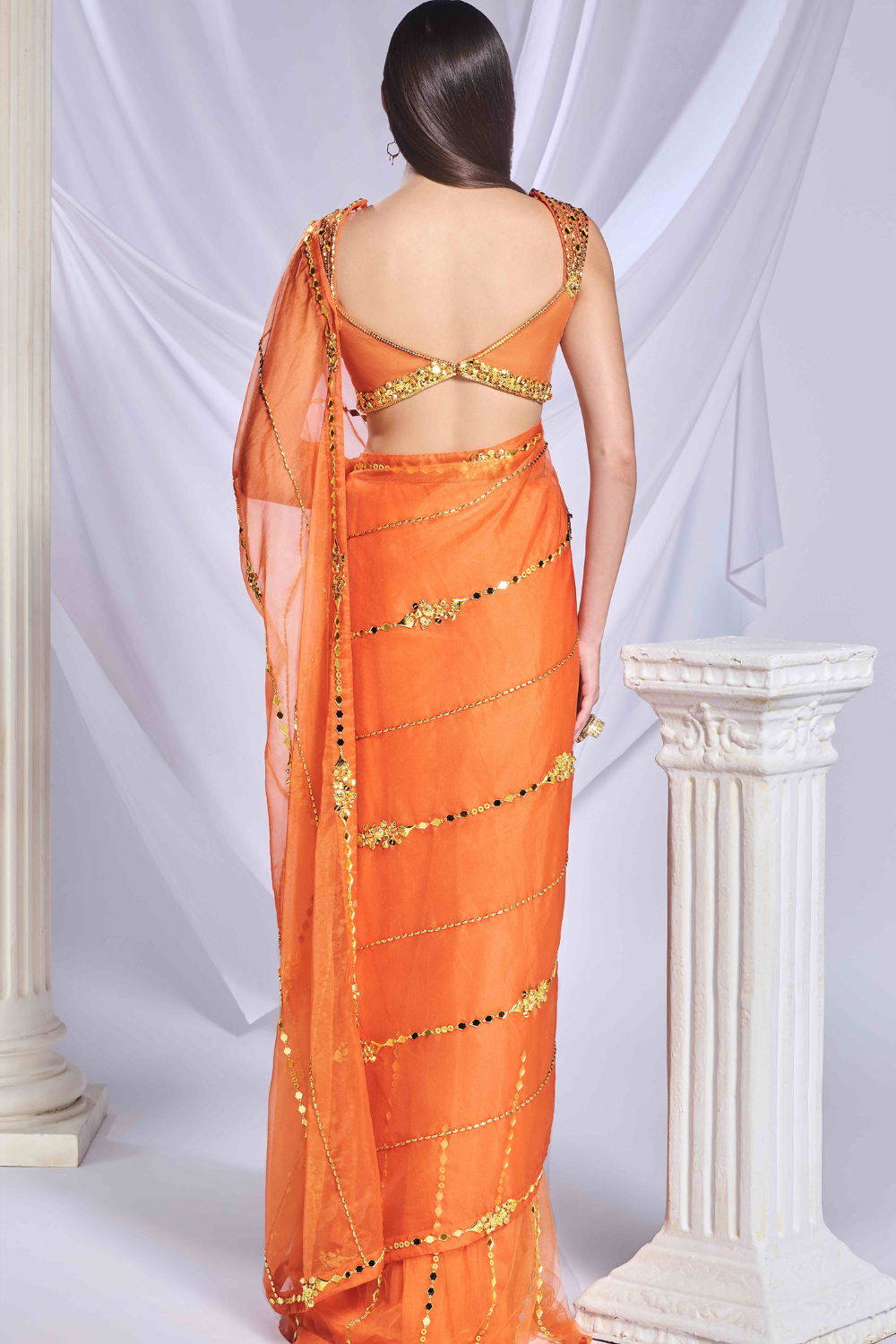 Sundown Soiree saree set