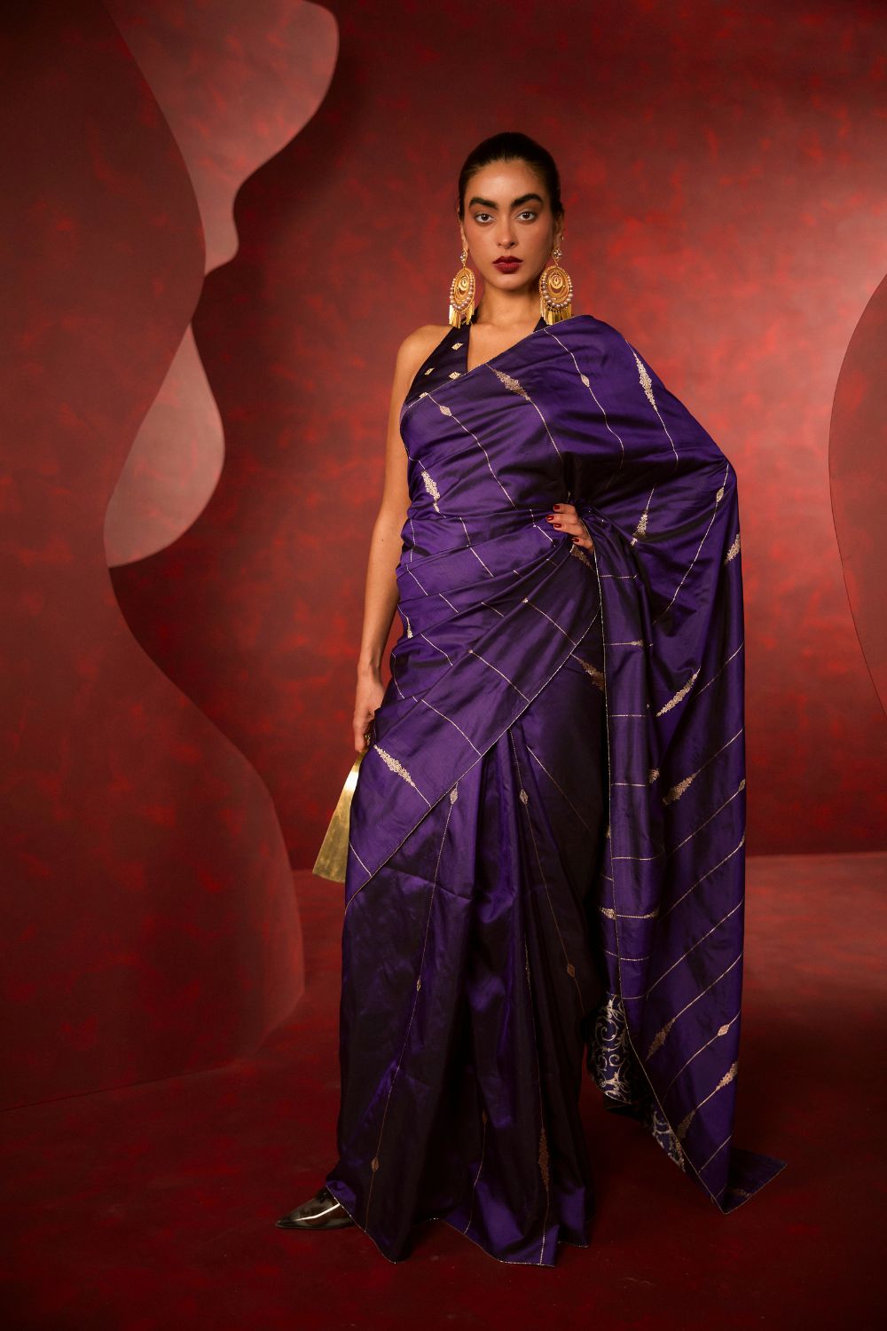 Bridezilla Saree Purple