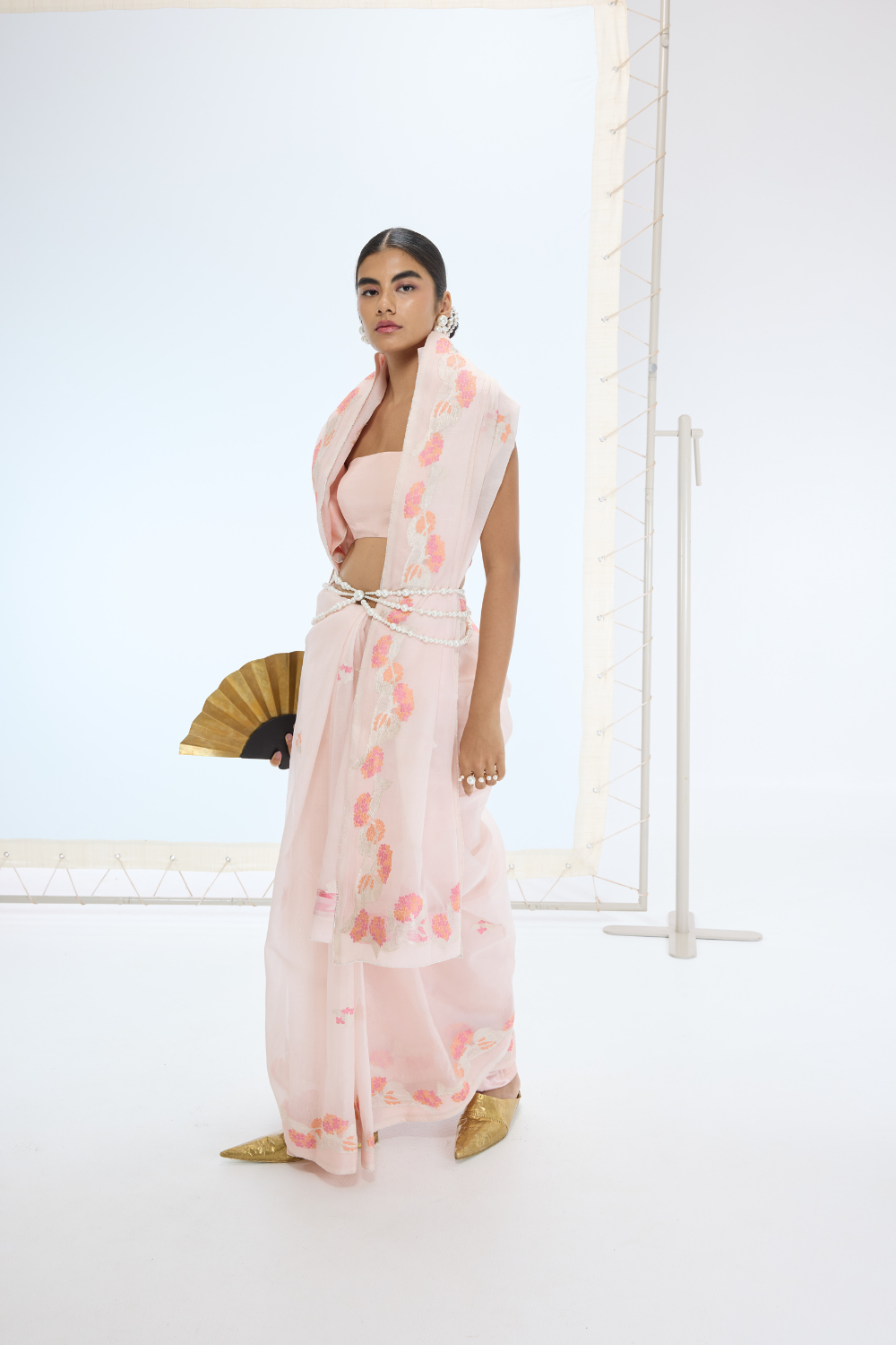 The Anna Saree in pink