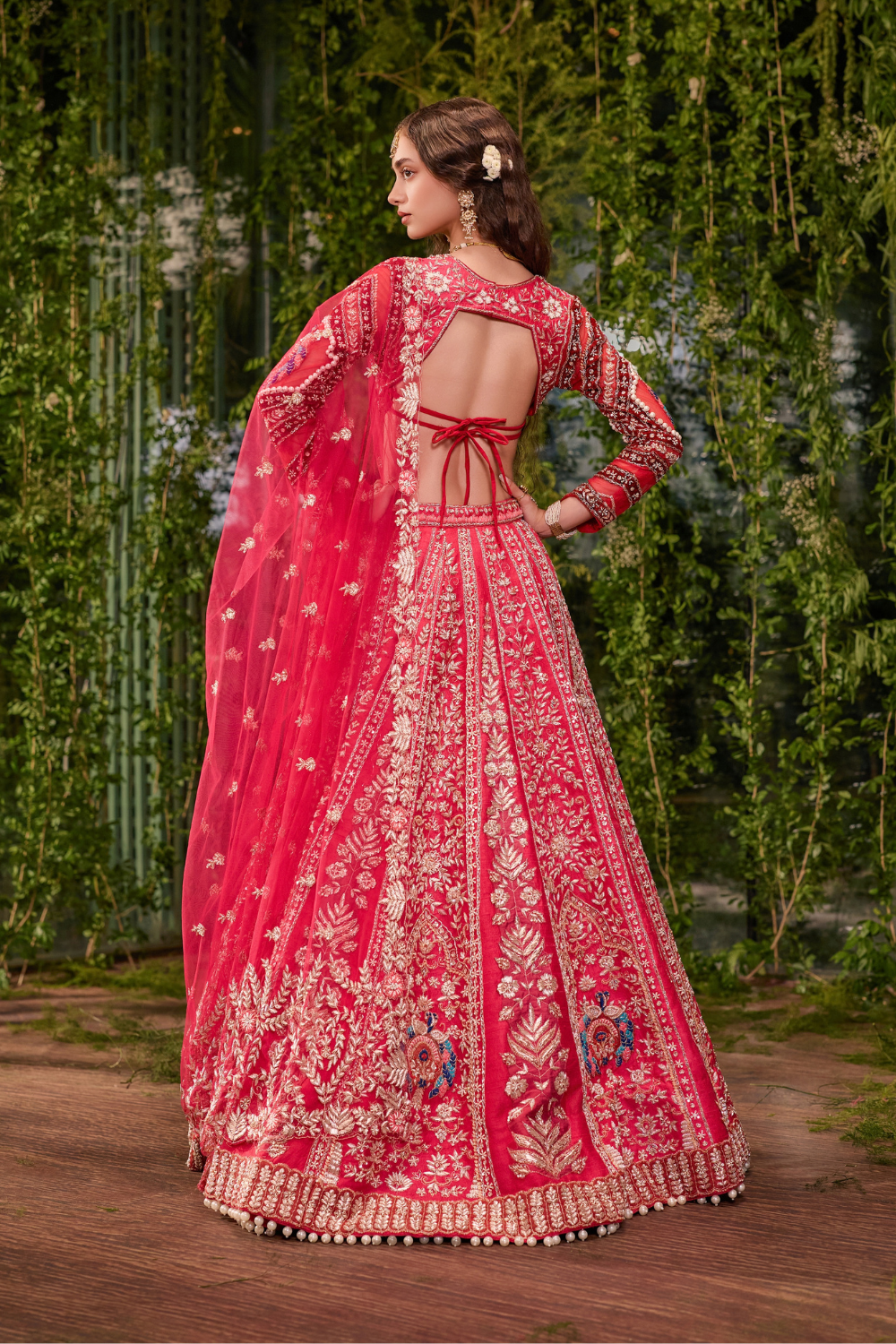 Mayura- The imperial peacock lehenga