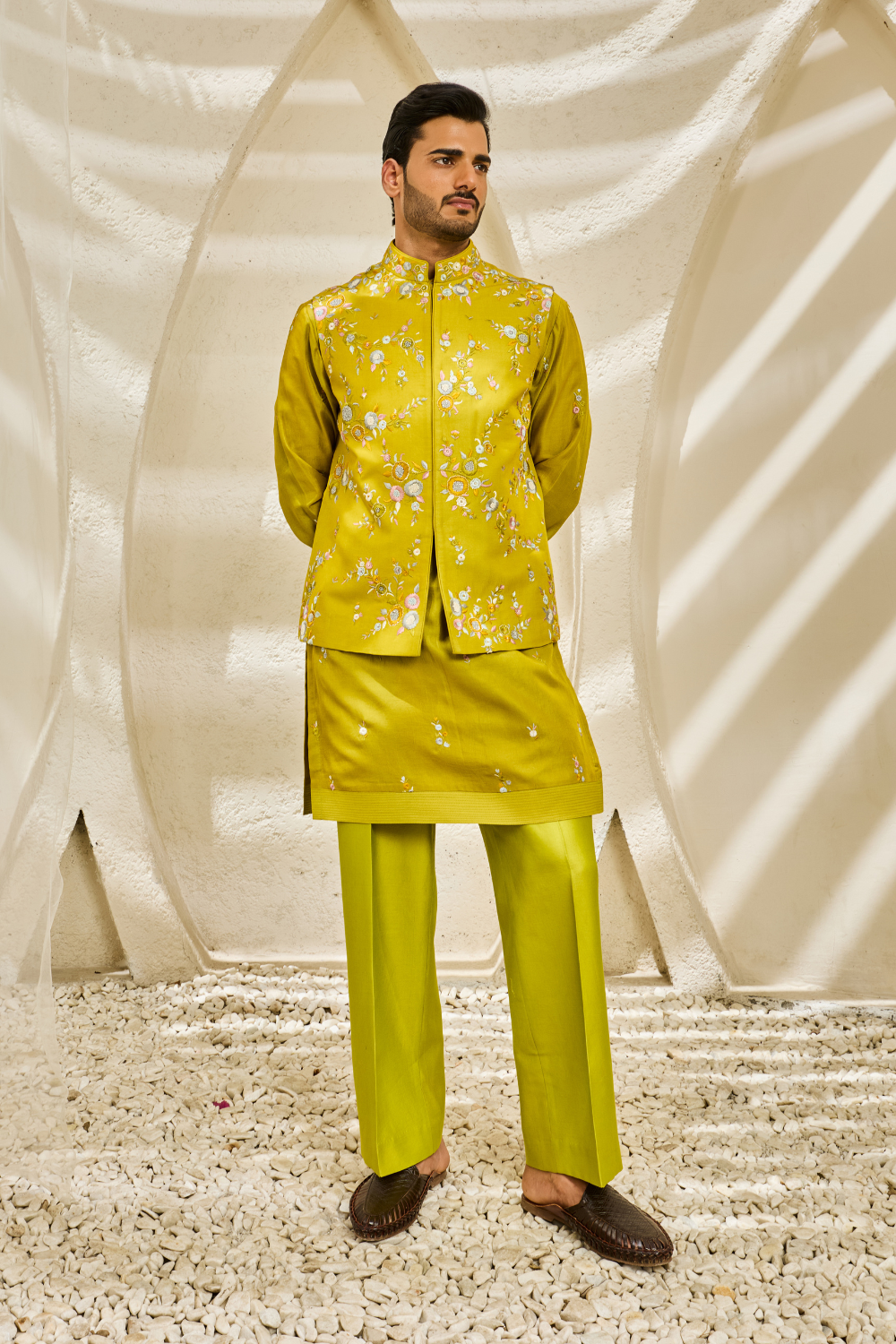Floral Reverie Waistcoat Set