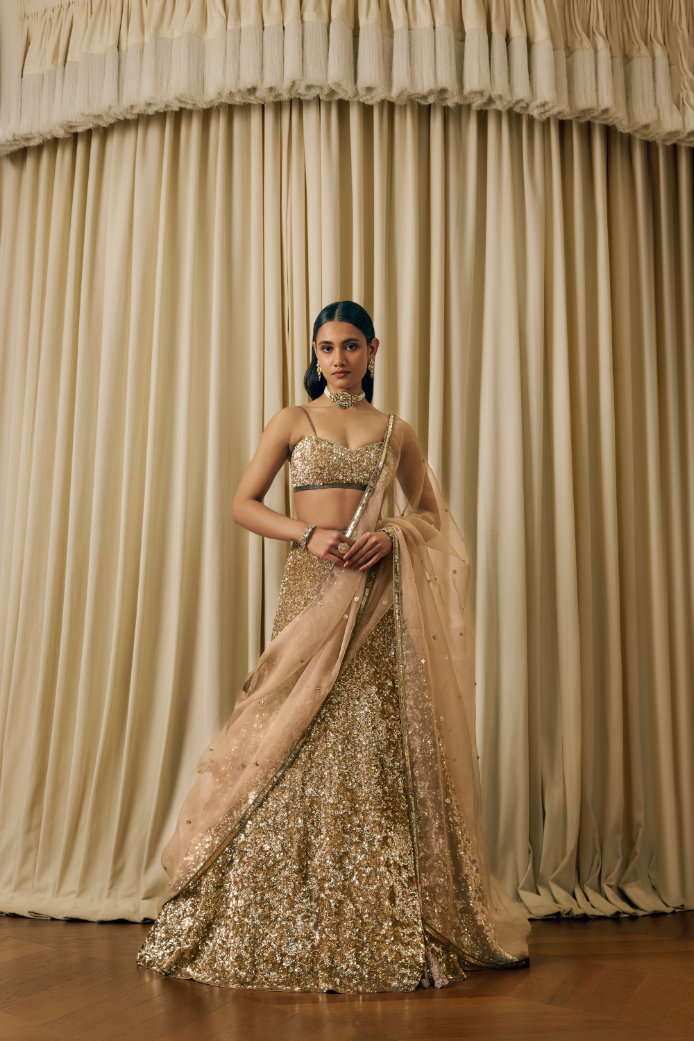 Sequin lehenga
