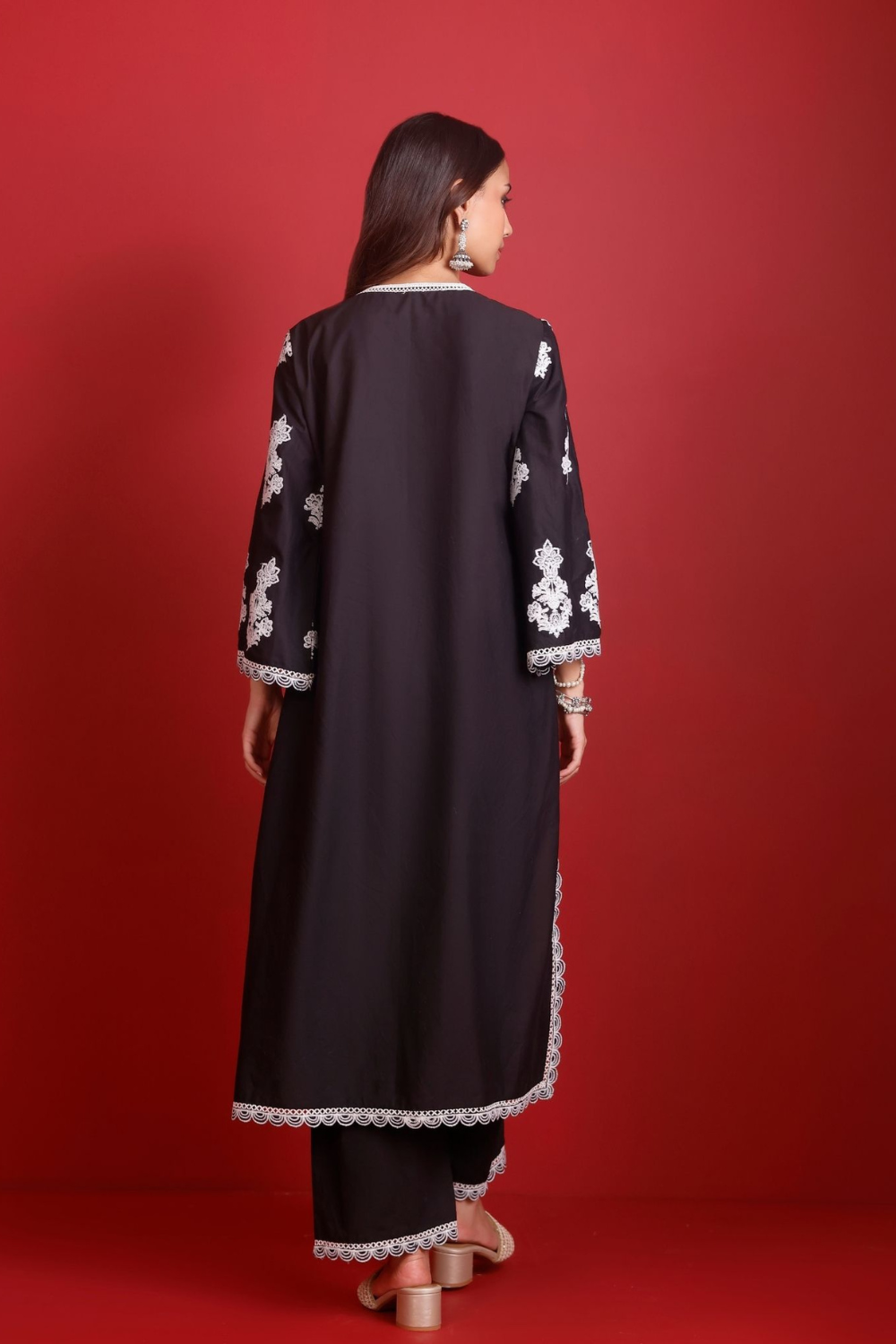 Rimi Cotton Black Kurta Set