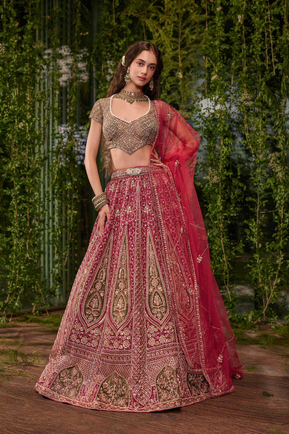 Virasat — The Heritage Bloom Lehenga