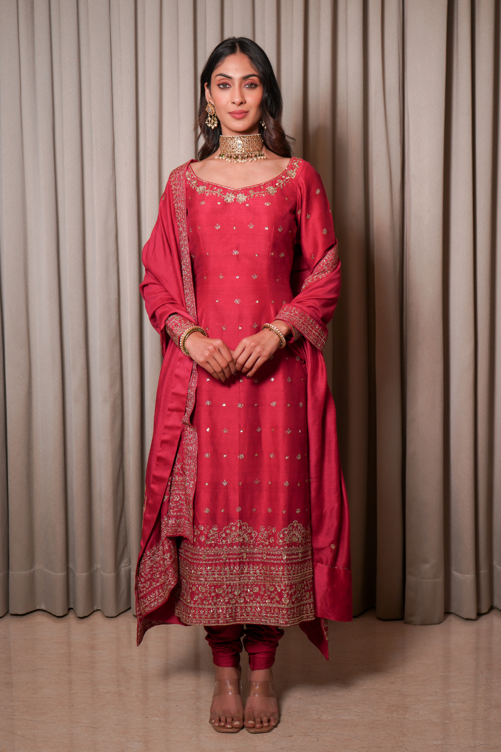 Rose Pink Kurta set