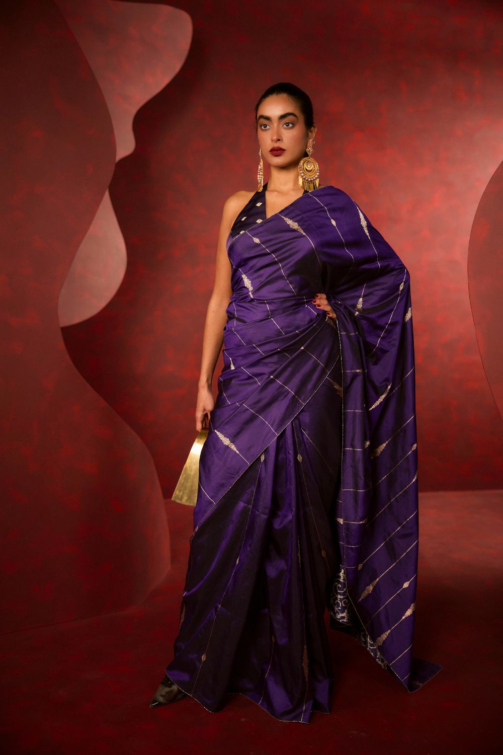Bridezilla Saree Purple