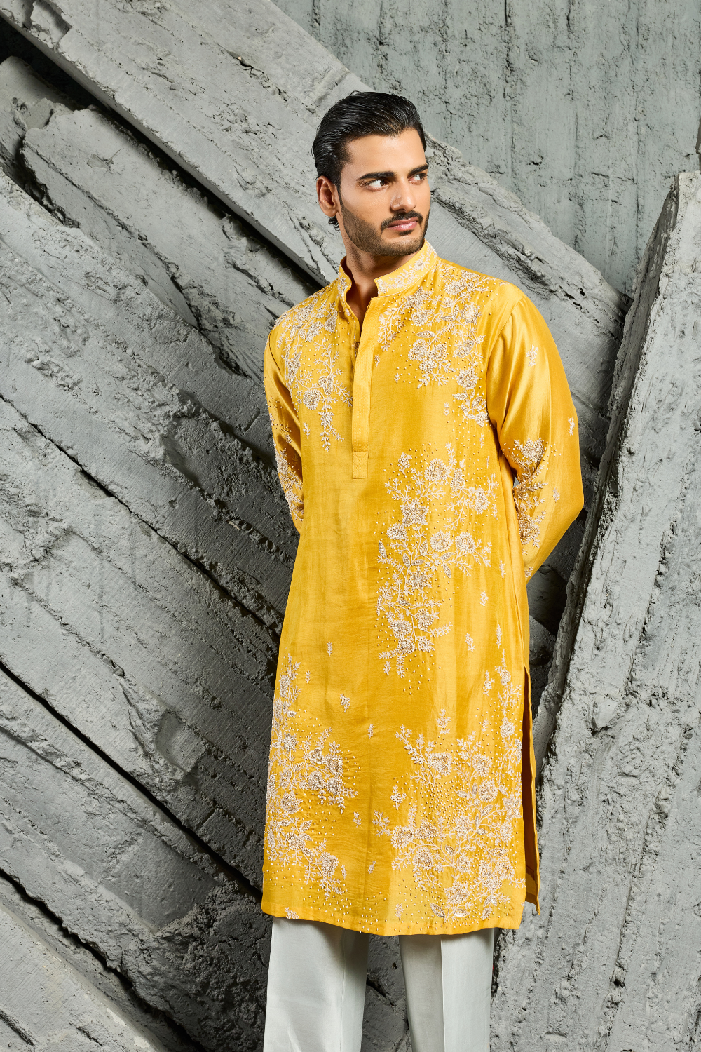 Marigold Dream Embroidered Kurta Set