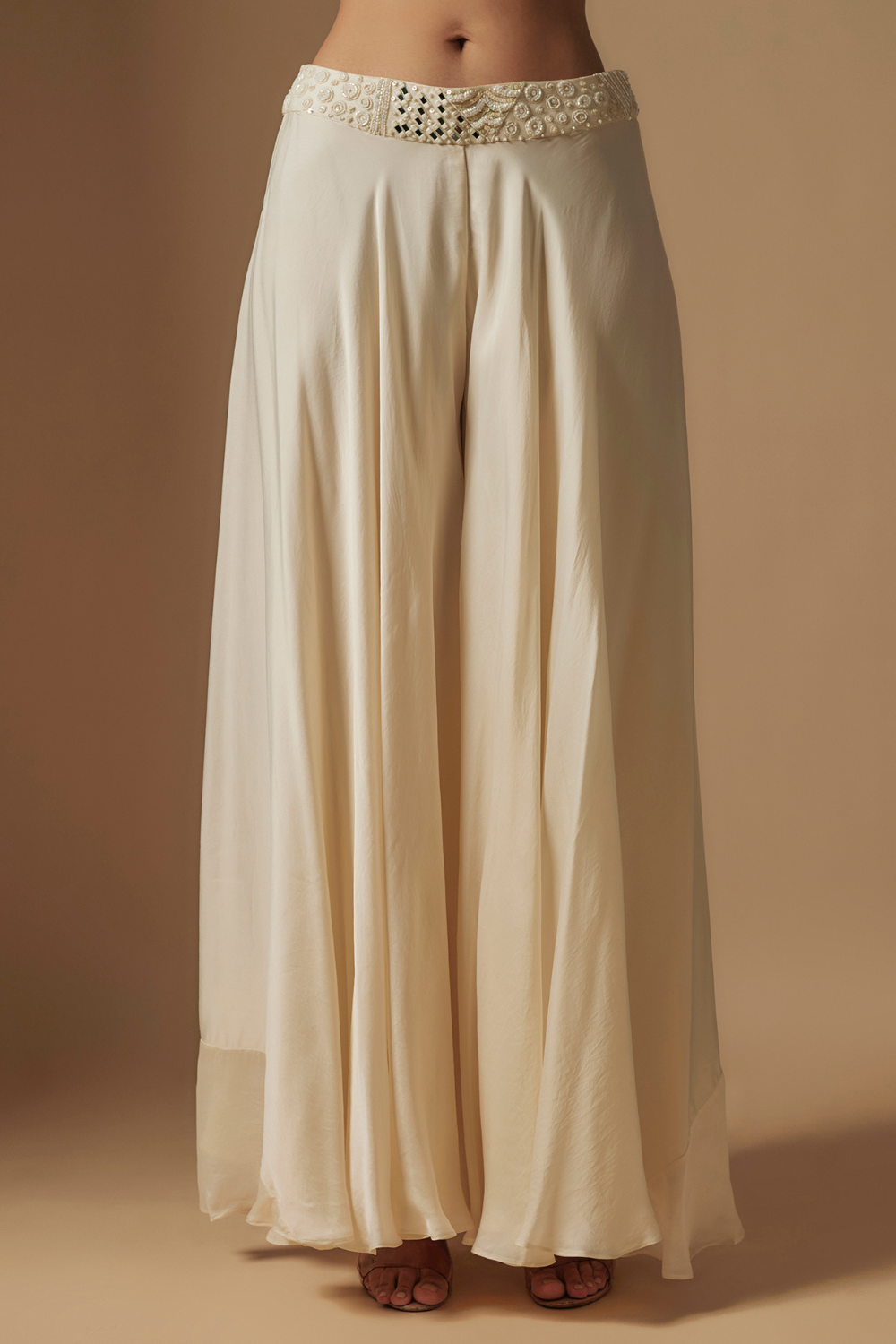 Evoke full Embroidered paired w full embroidered and sharara