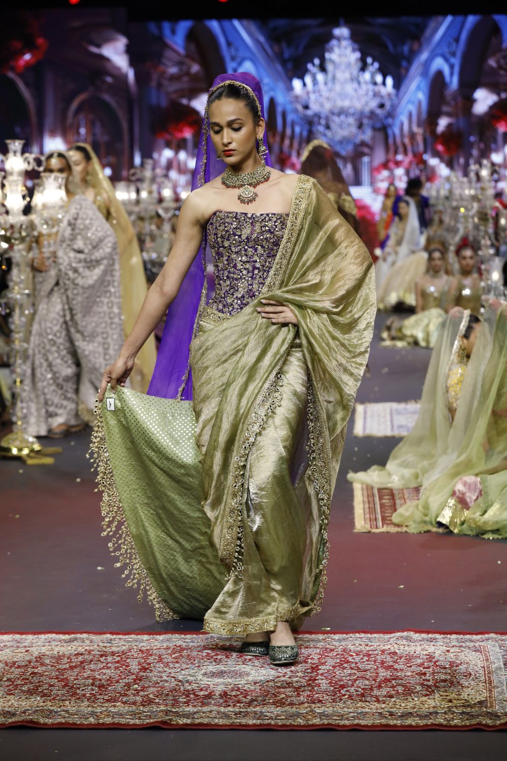 Neelrang Saree Set