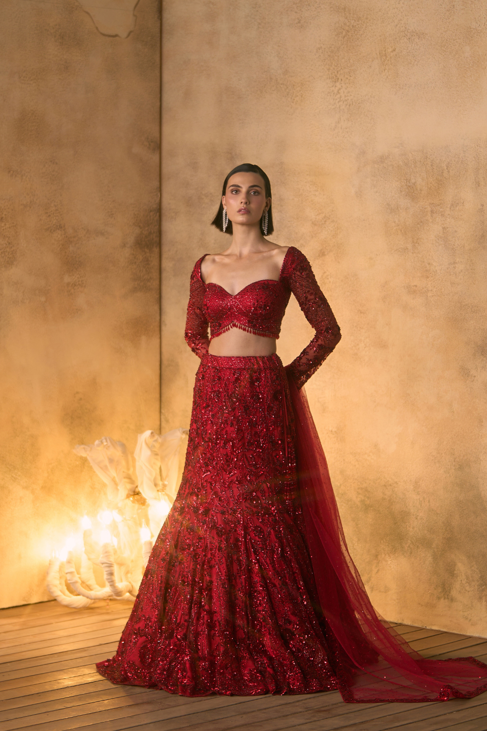 Ember Lehenga Set