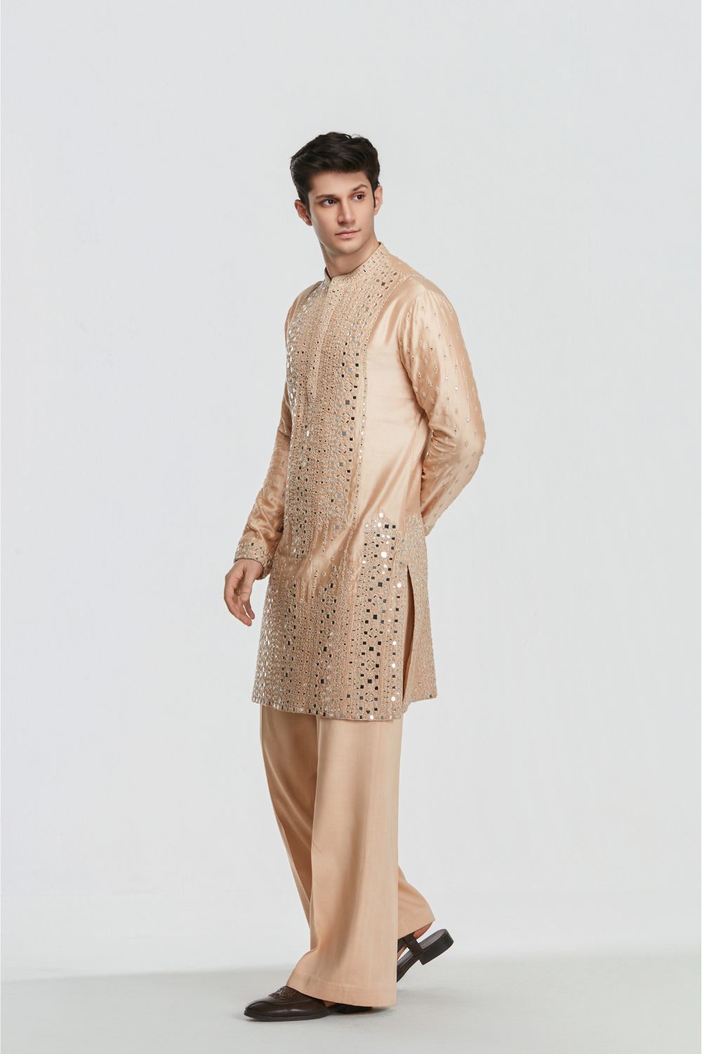 Shrine Champaign Gold Kurta Set