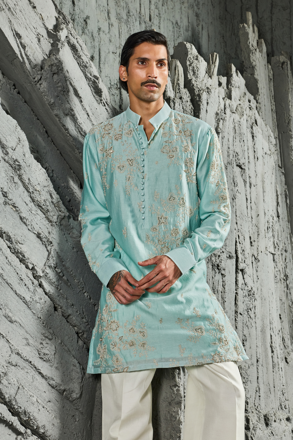 Turquoise Edit Festive Kurta Set