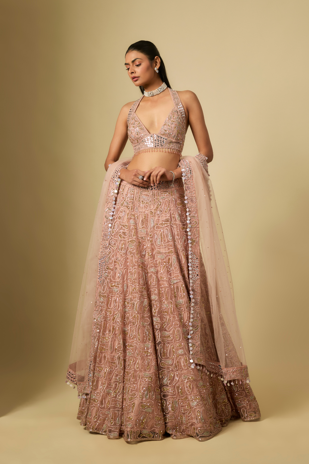 Ember Lehenga Set