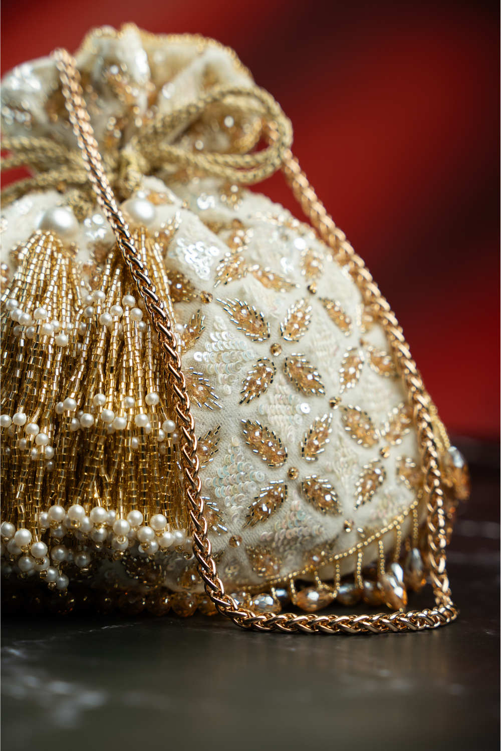 Leafy Lattice Ivory