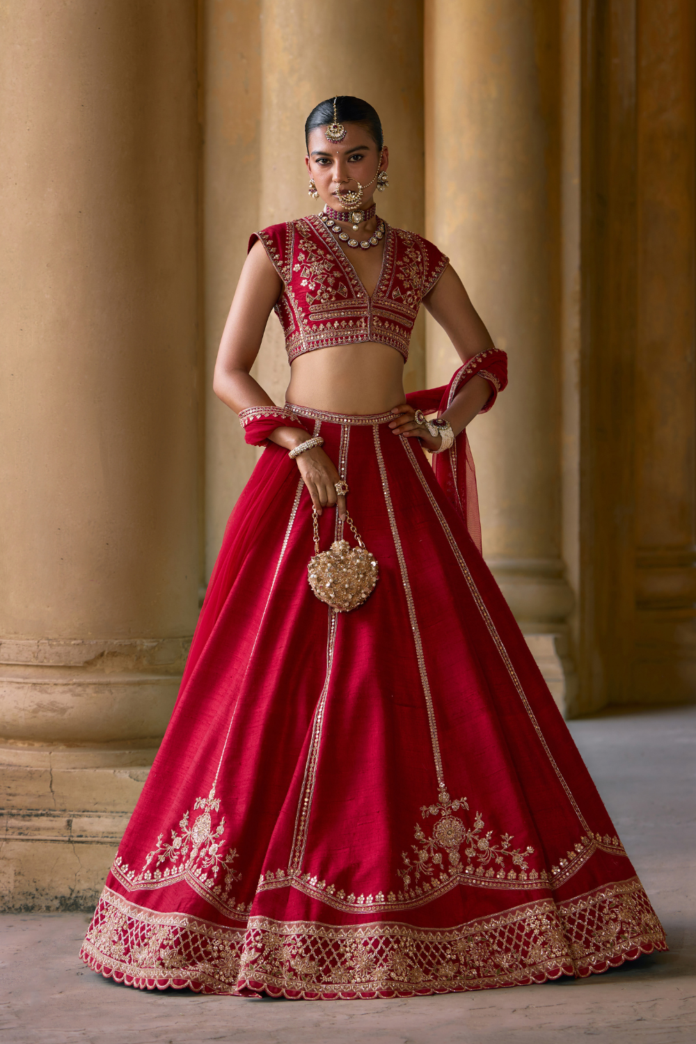 Raqs Lehenga Set