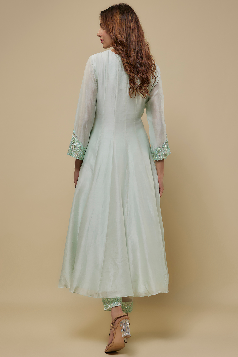 Layered Anarkali Set