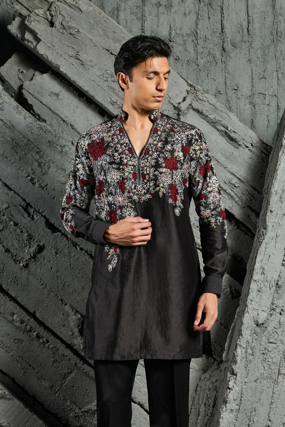 Night Bloom Kurta Set