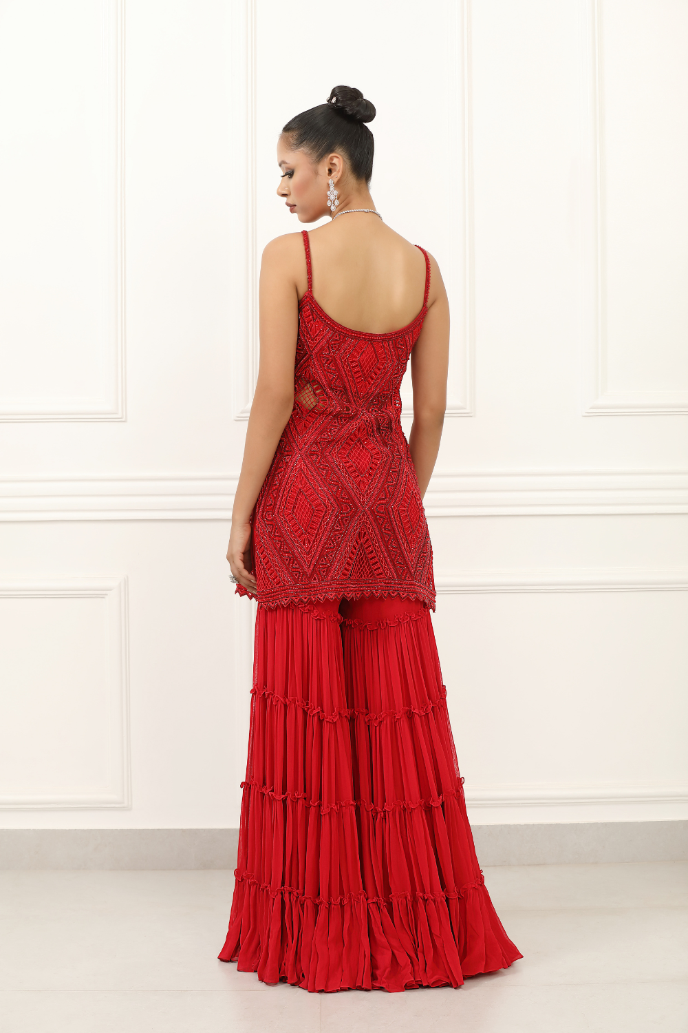 Scarlet Royale Gharara Set