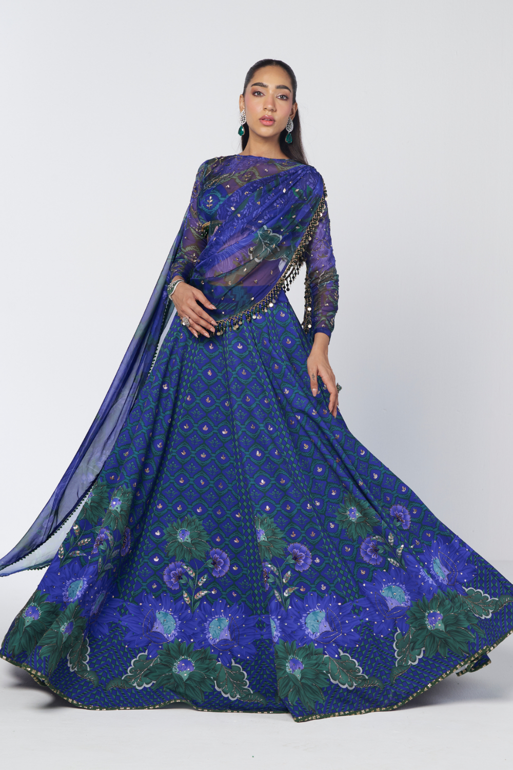 Dolly Drape Lehenga
