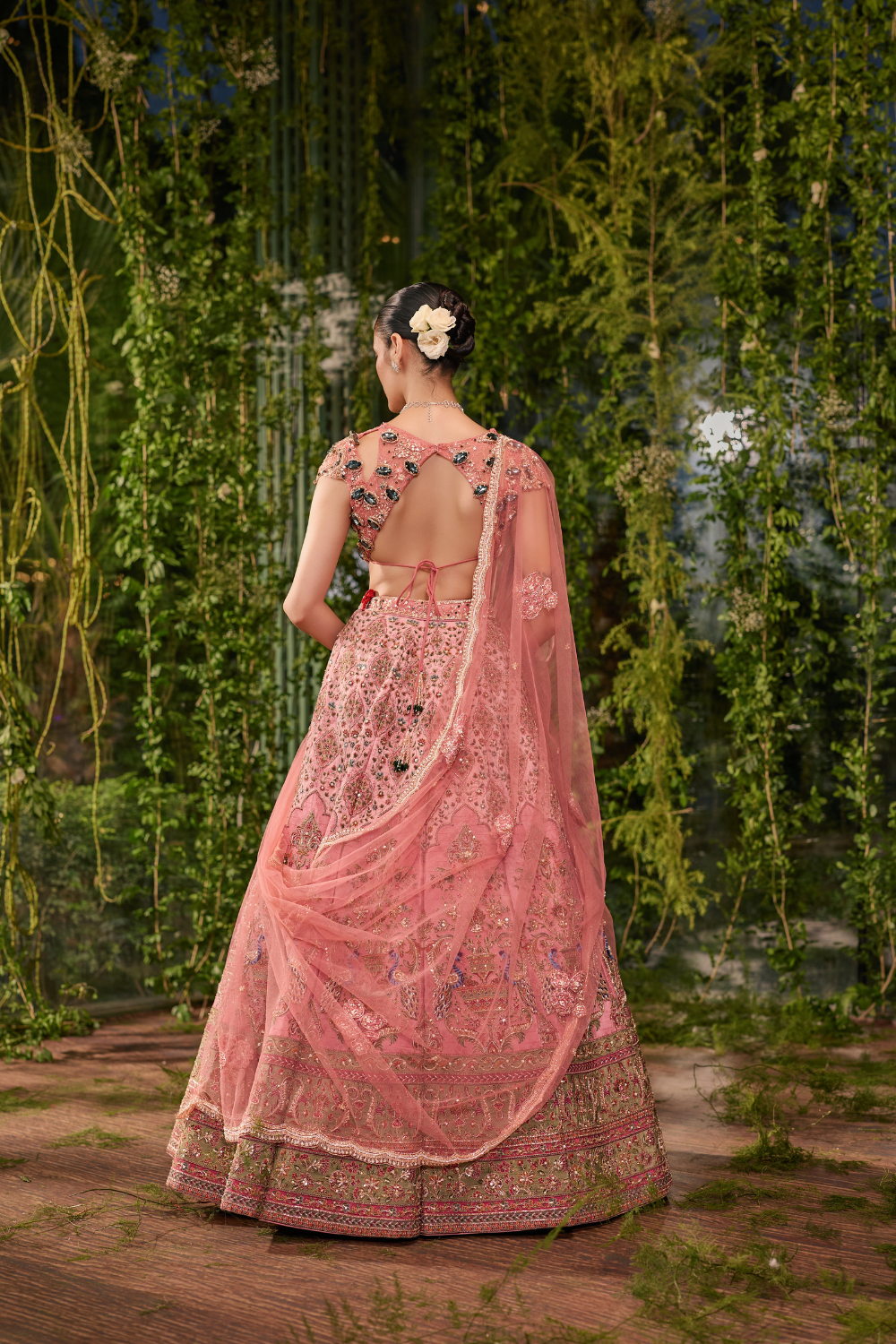 Mayurvan- The Enchanted Garden Lehenga