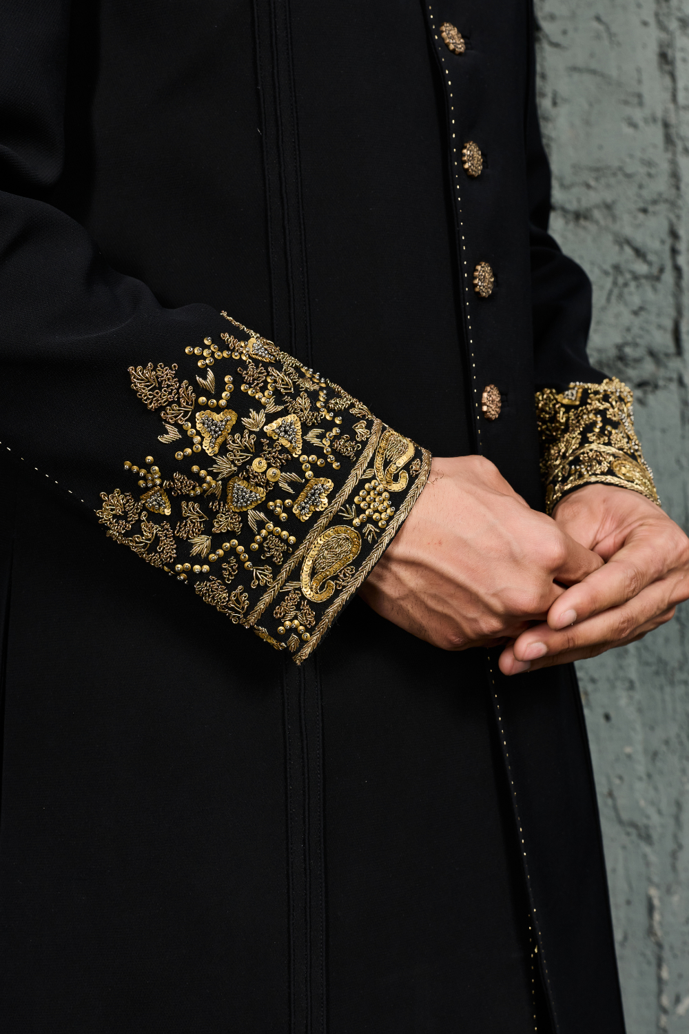Obsidian Noor Indowestern Set