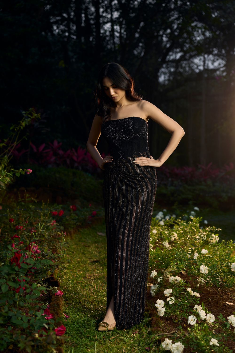 Shyamal Sona Crystal Gown