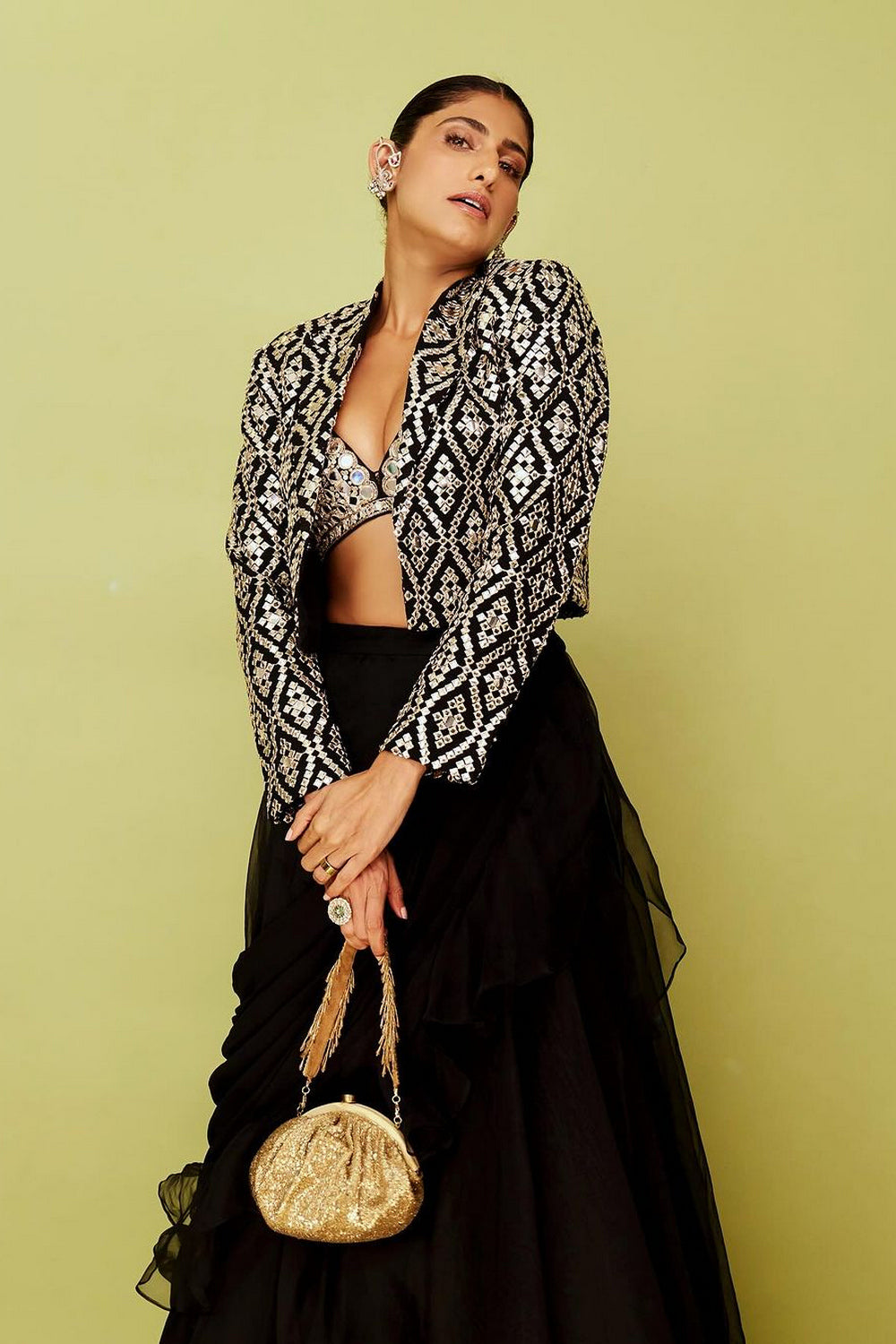 Kubbra Sait in Gandhara Skirt Set