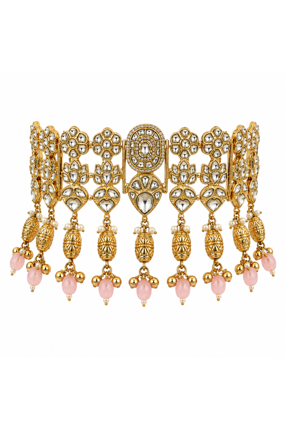 Gold Plated Kundan Choker Set