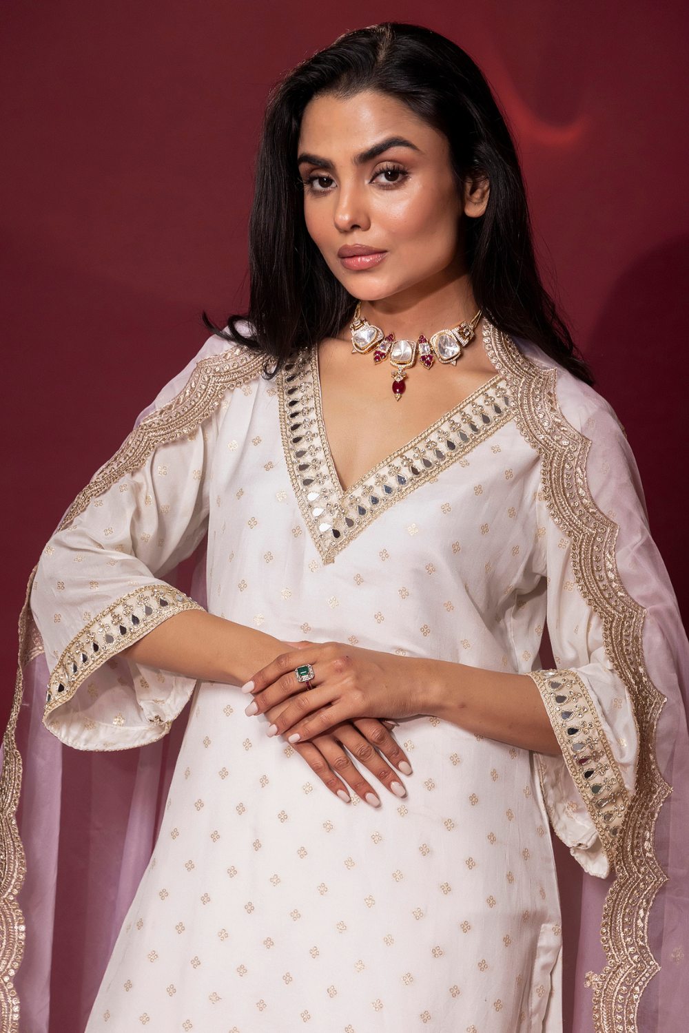 Ivory Kurta Set