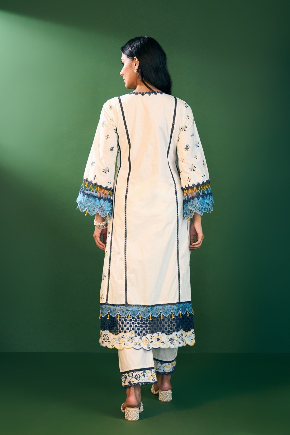 Risa Cotton Off White Kurta Set