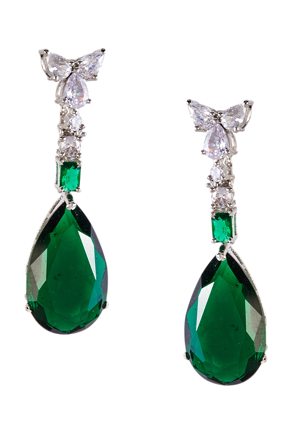 Emerald Radiance Statement Necklace Set