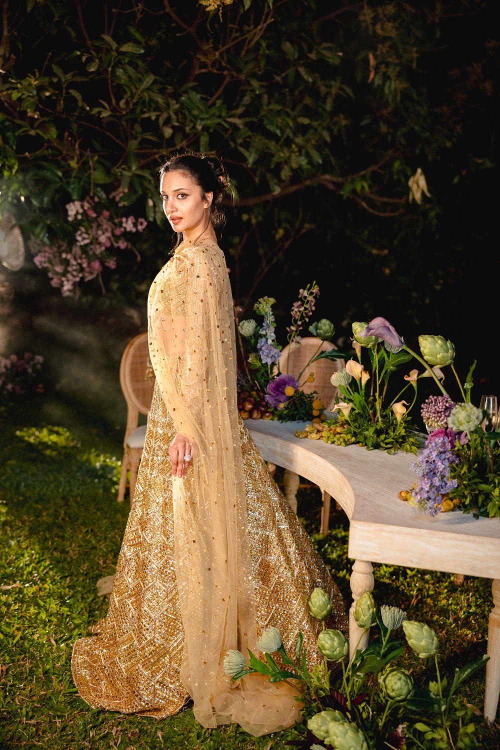Golden Reverie Lehenga Set