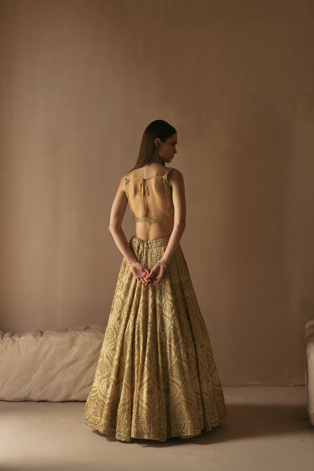 Champage Mirage Lehenga Set