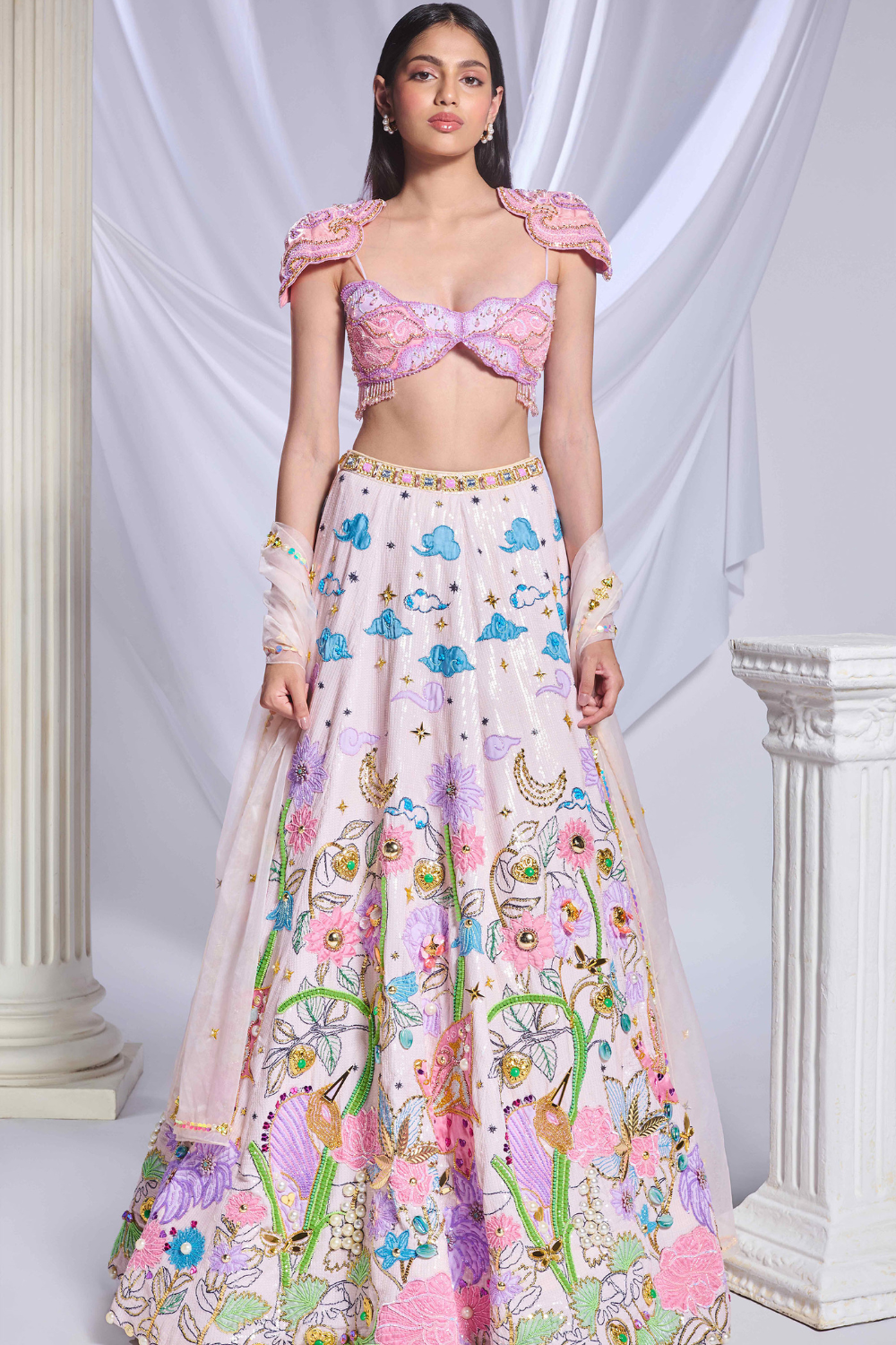 Whimsical wonderland lehenga set