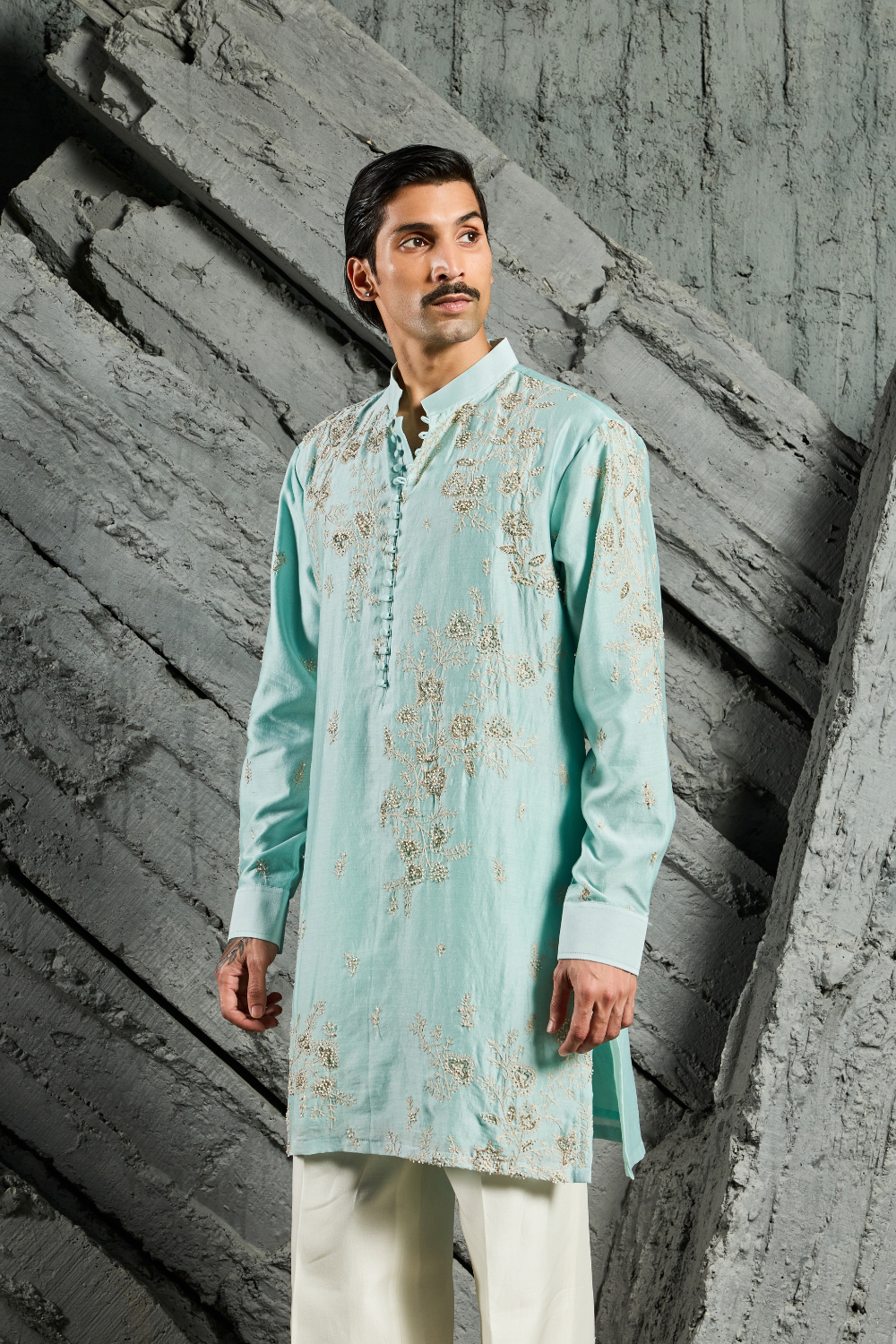 Turquoise Edit Festive Kurta Set