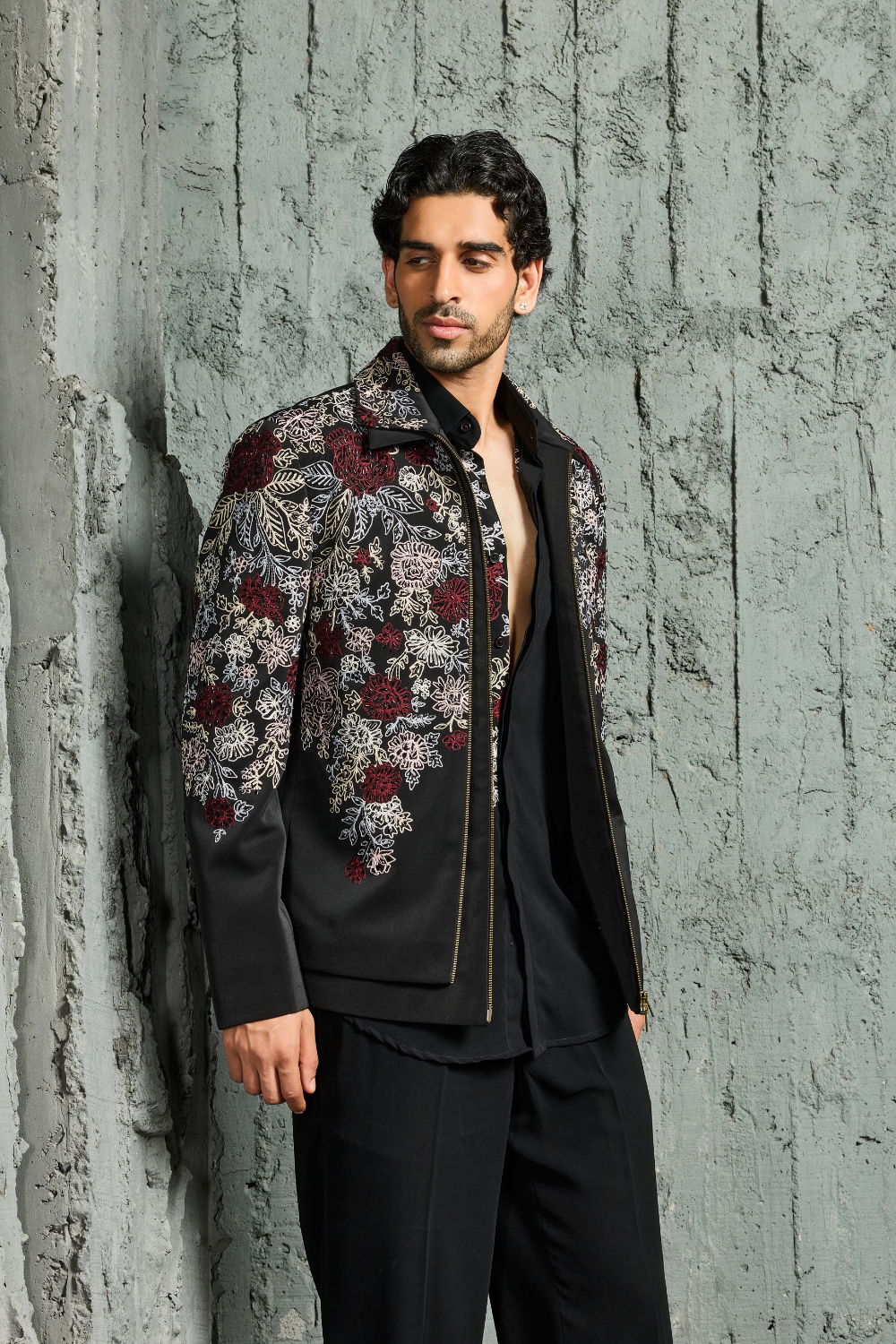 Night Bloom Jacket Set