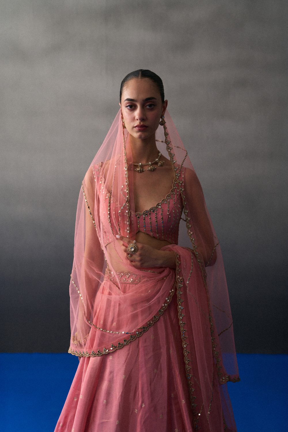 Gajri Benarasi Festive Lehenga