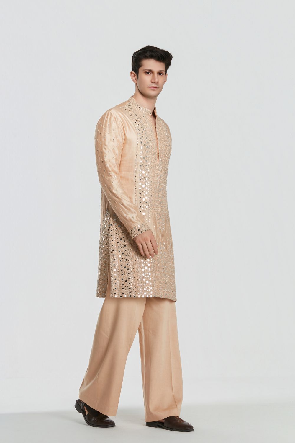 Shrine Champaign Gold Kurta Set