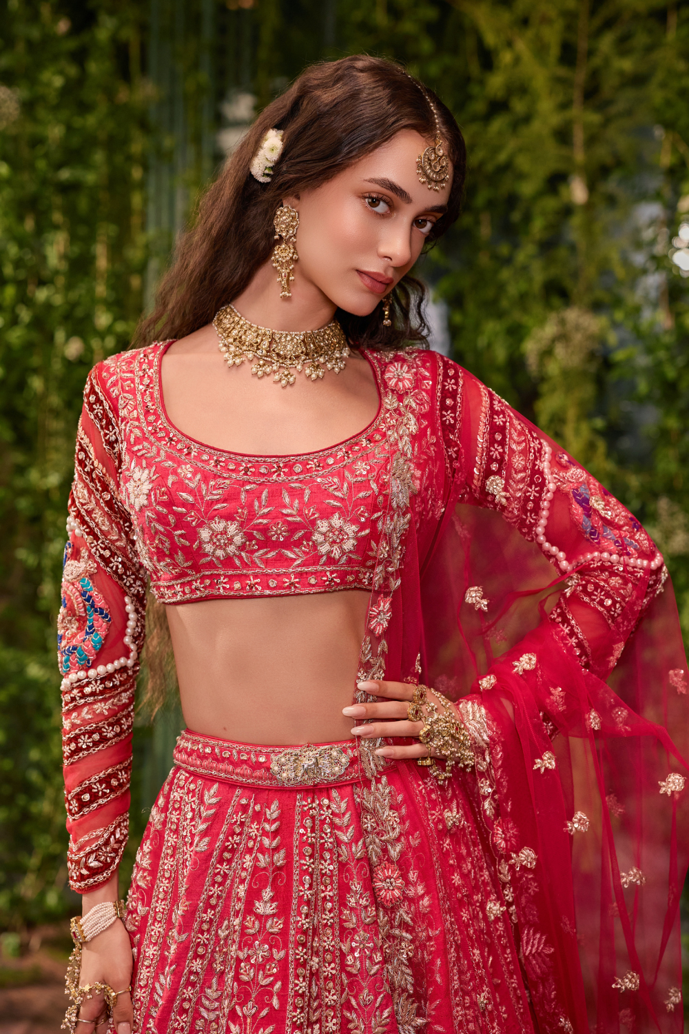 Mayura- The imperial peacock lehenga