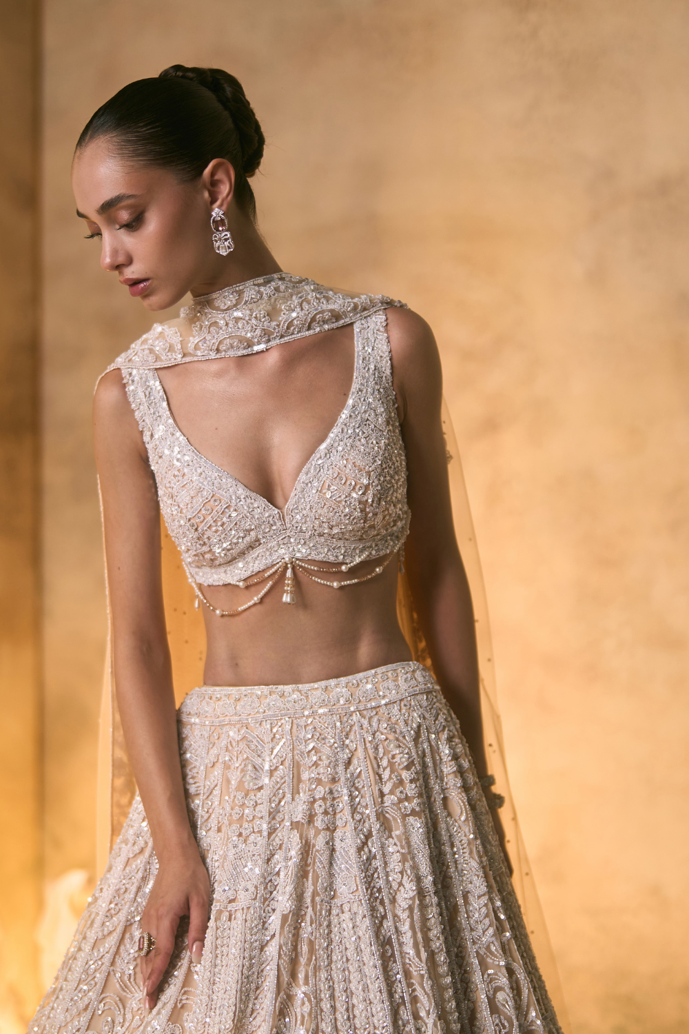 Vermeil Lehenga Set