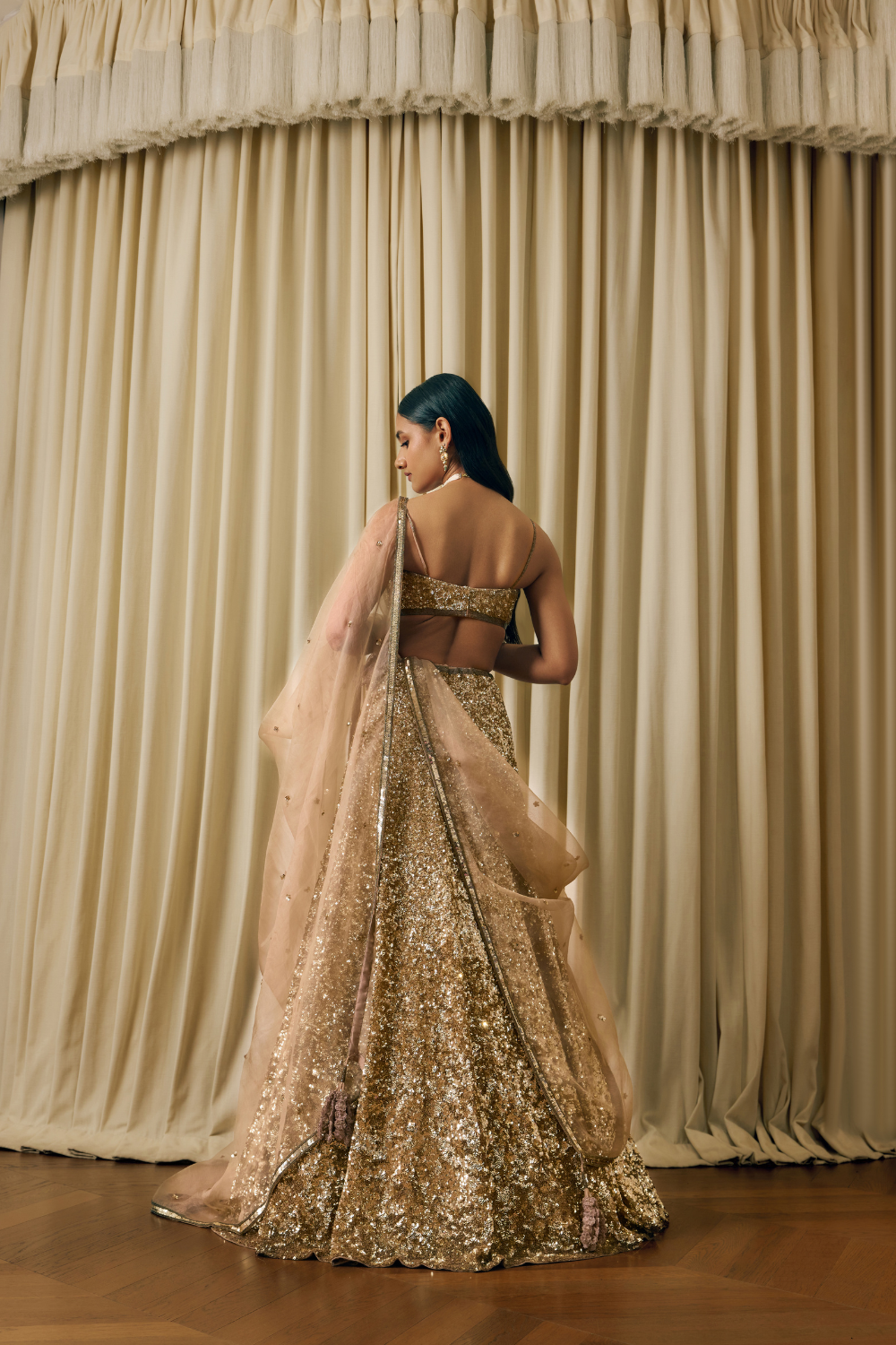 Sequin lehenga