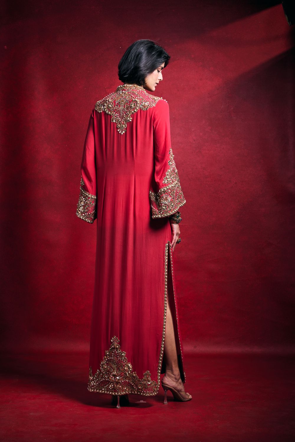 FUSCIA KAFTAN