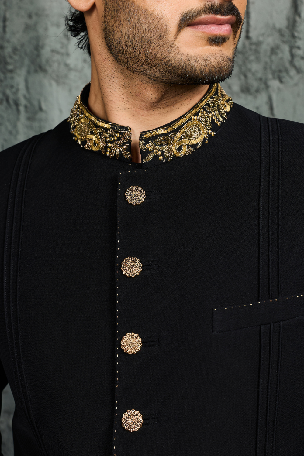 Obsidian Noor Indowestern Set