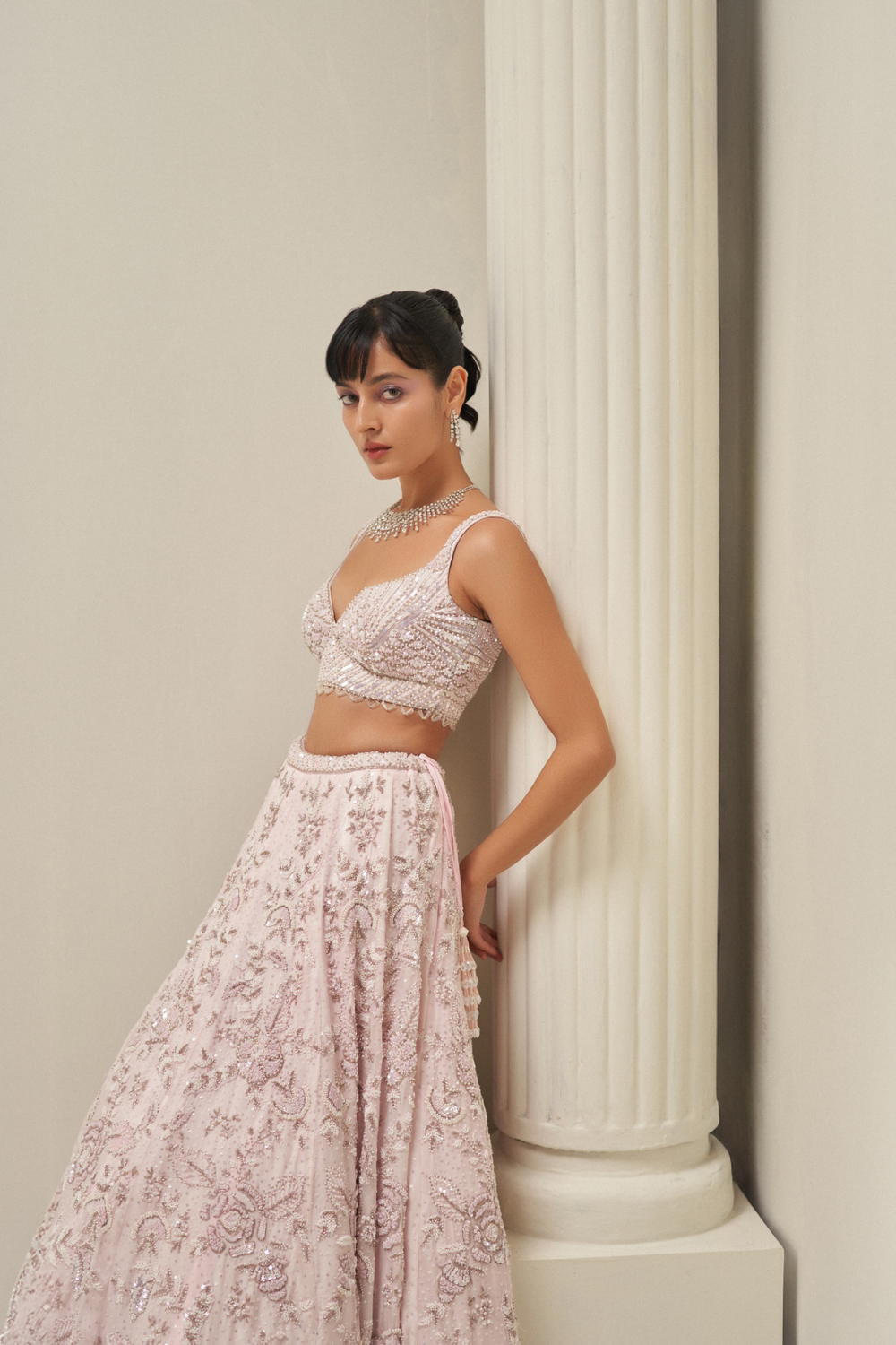 Rose Reverie Lehenga set