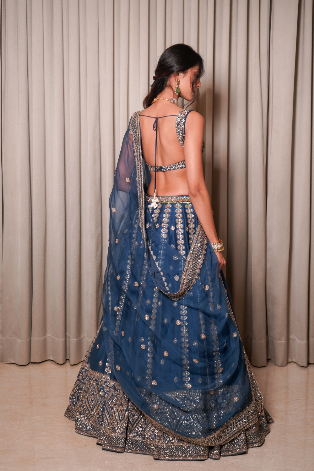 Blue Lehenga Set