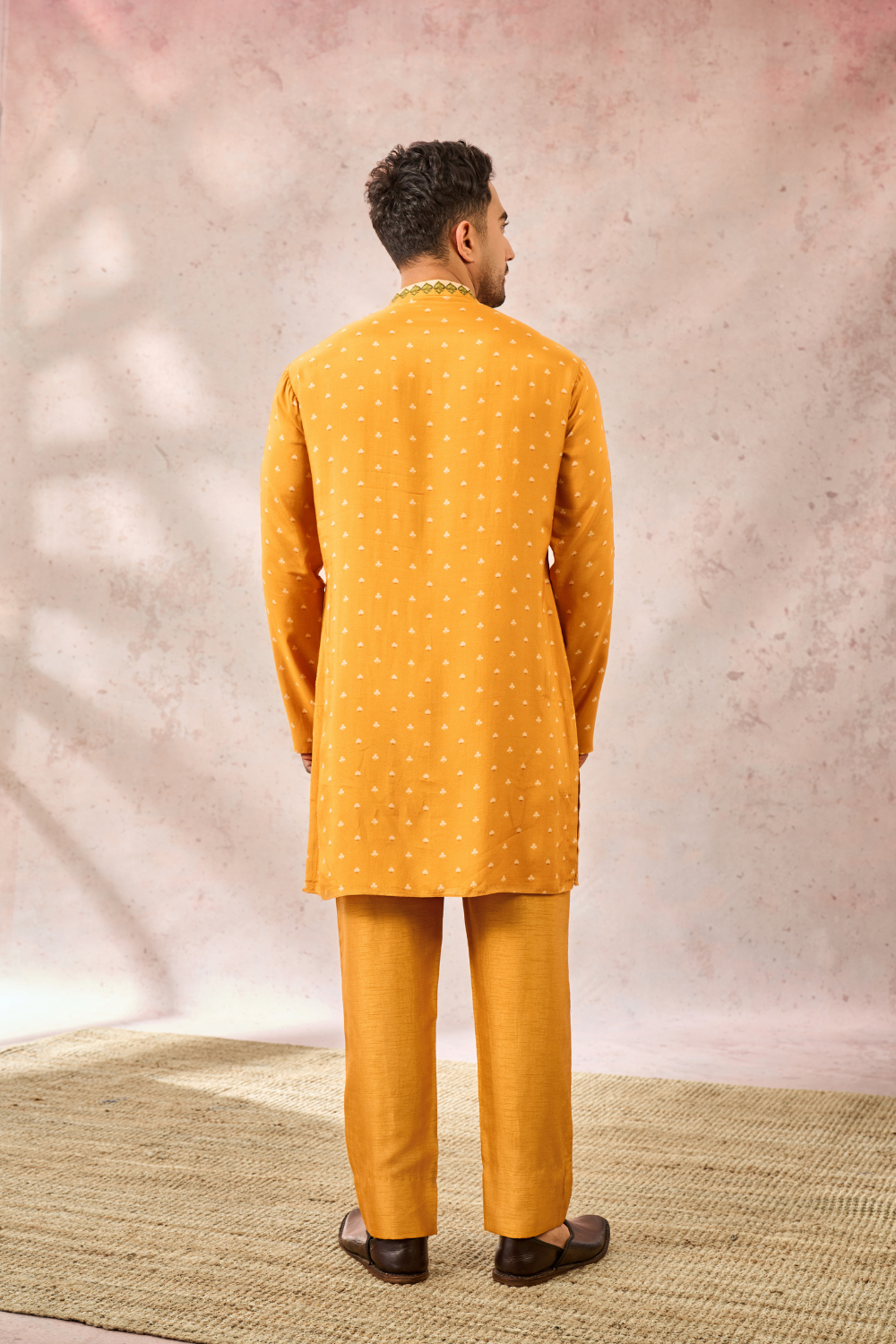 YELLOW SPADE BLOSSOM KURTA